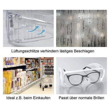 EASYmaxx Arbeitsschutzbrille 10er Set Schutzbrille, (10St), Augenschutz bruchsicher & transparent