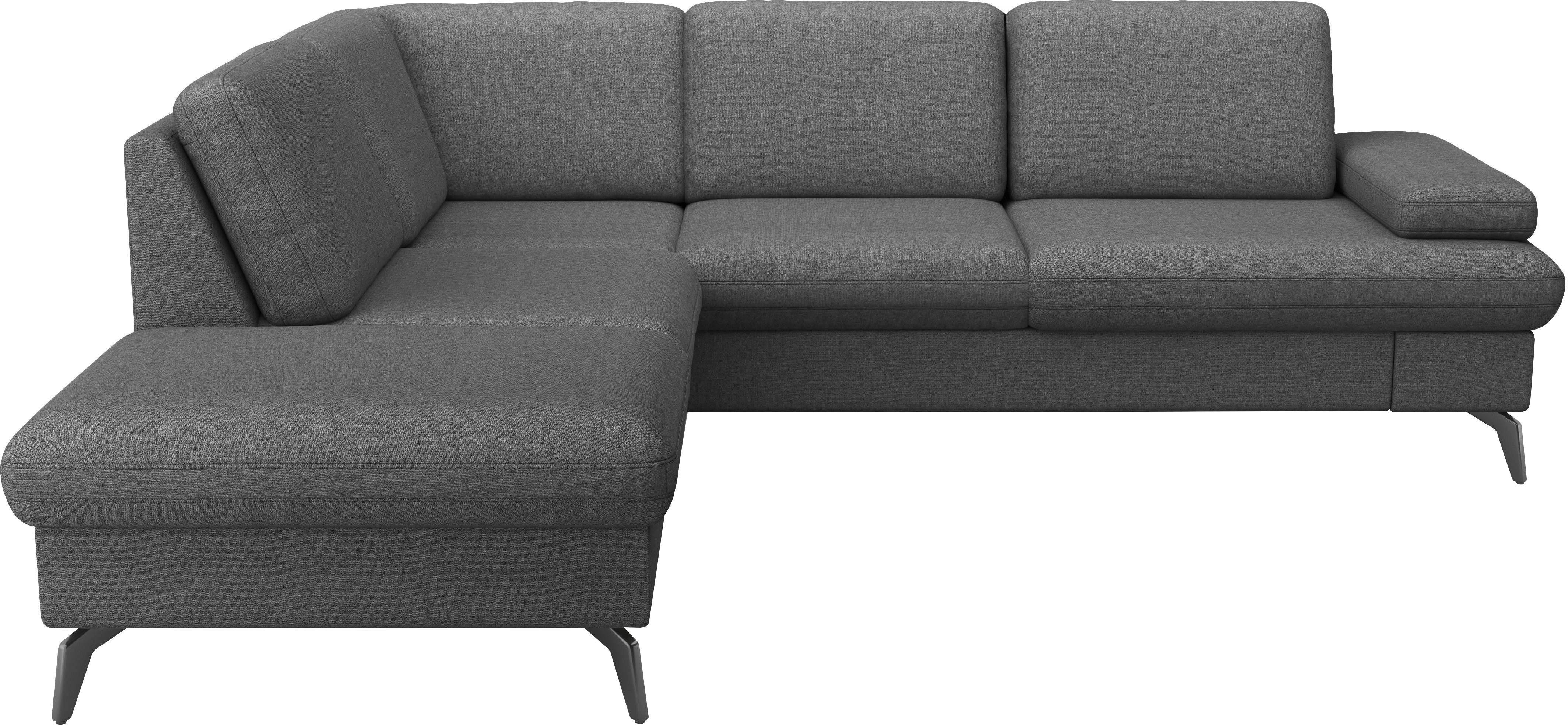 sit&more Ecksofa Morris Jubi L-Form, B: 238 cm, mit Armteilfunktion & 1 Zierkissen, optional Bettfunktion
