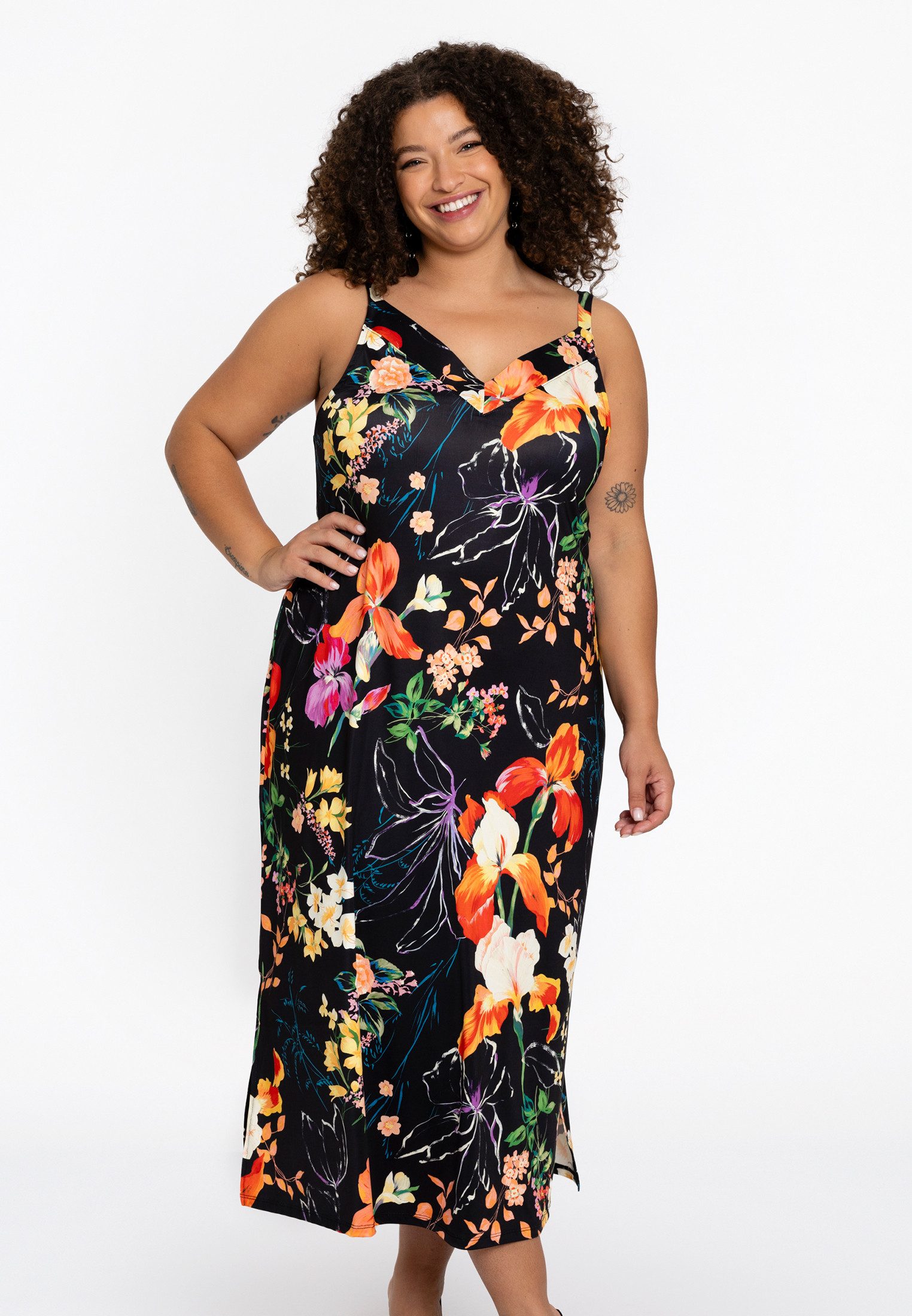 A-Linien-Kleid Damen Kleid Große Größen