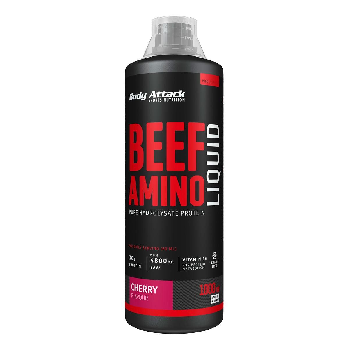 Body Attack Body Attack Beef Amino Liquid - 1000 ml Flasche Flüssig