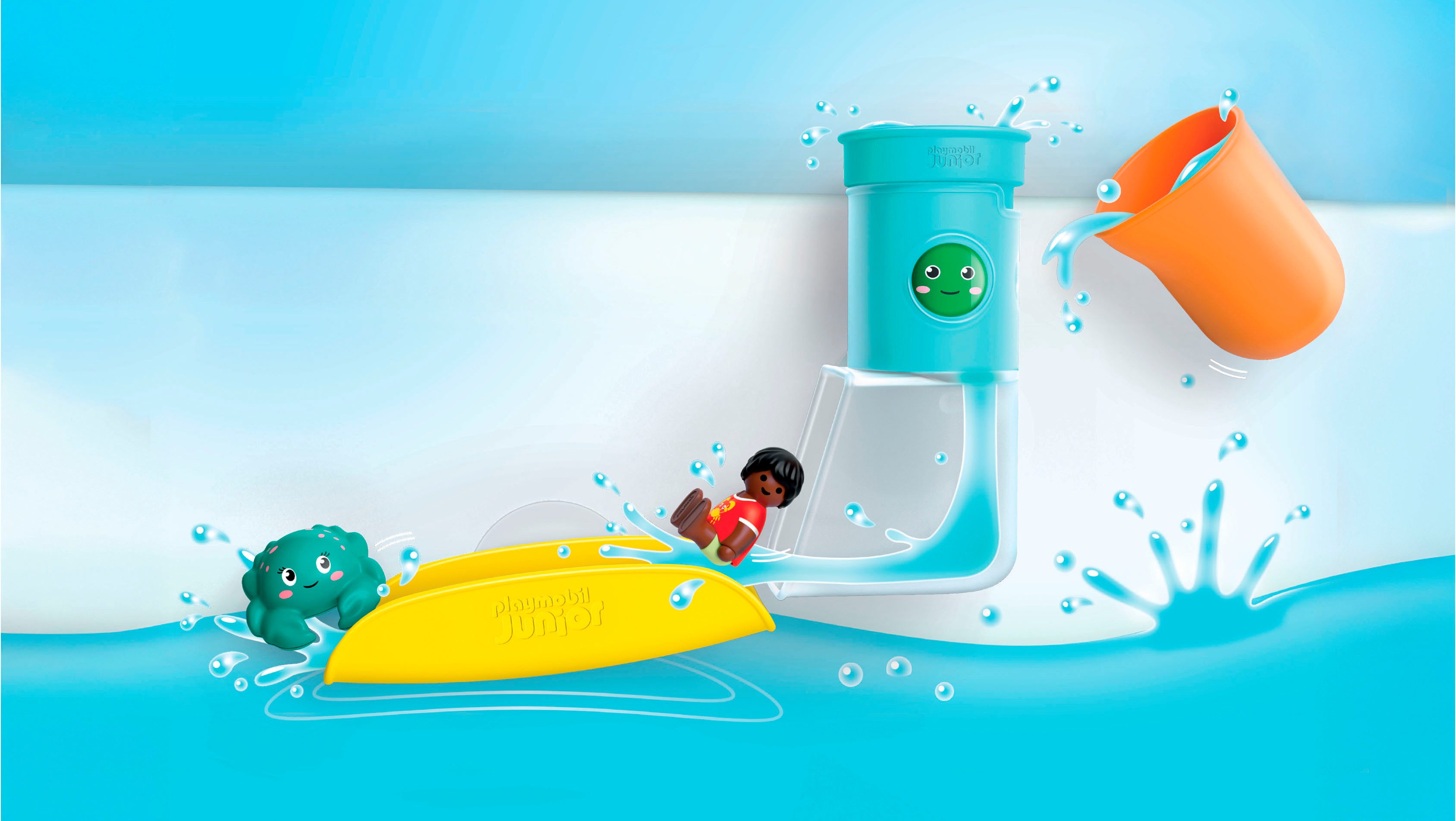 Playmobil® Wasserfalltank mit Rutsche (71775), Junior Aqua Konstruktions-Sp günstig online kaufen