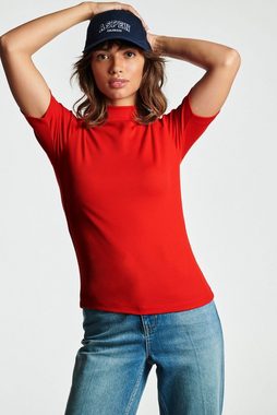 Next T-Shirt Hochgeschlossenes T-Shirt mit halblangen Ärmeln (1-tlg)
