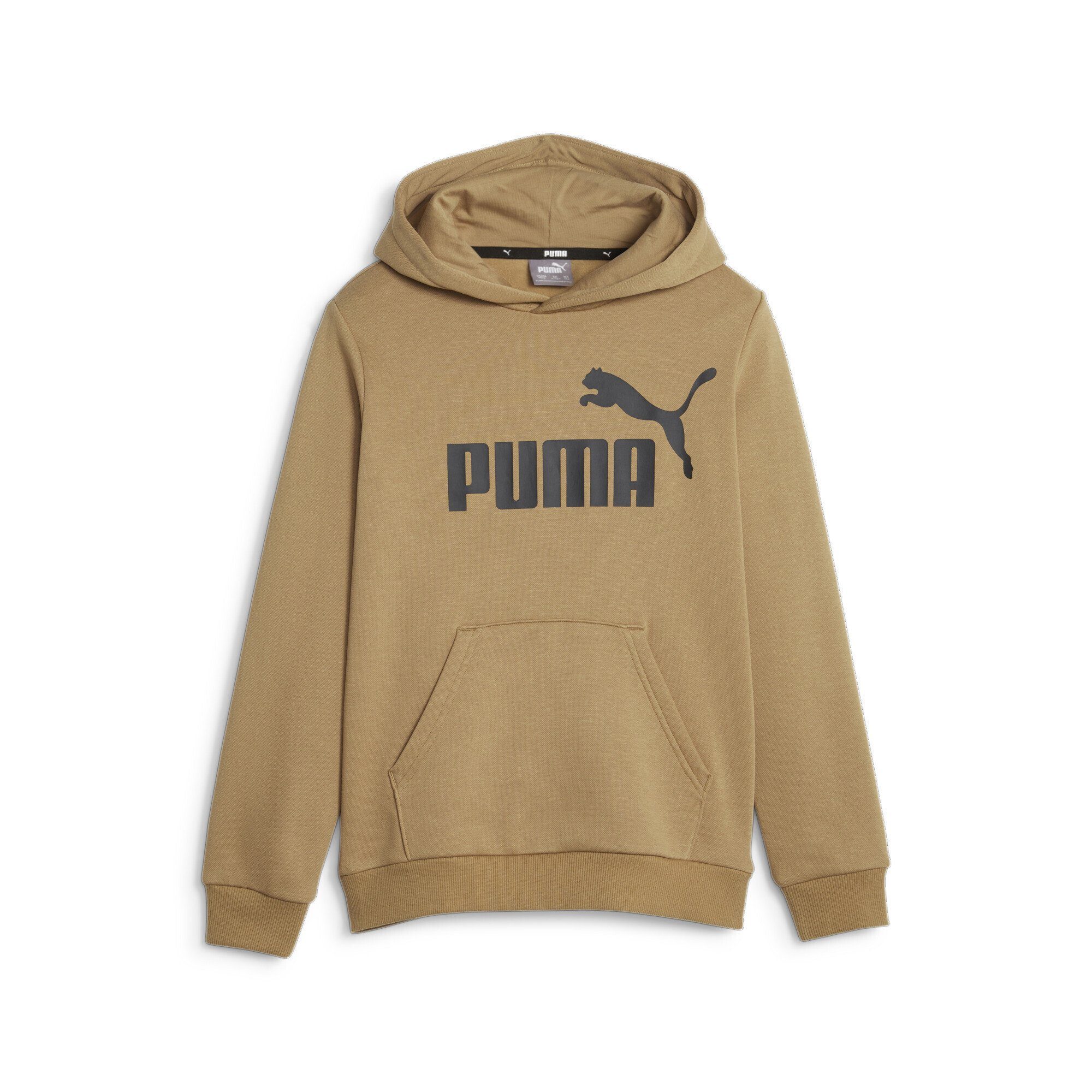 großem Logo Toasted mit Essentials Sweatshirt Beige Jungen PUMA Hoodie