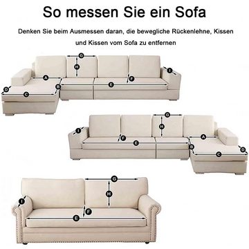 Sofabezug Sofabezug für alle Jahreszeiten, Sofa Abdeckung 1 2 3 4 Sitzer, NUODWELL