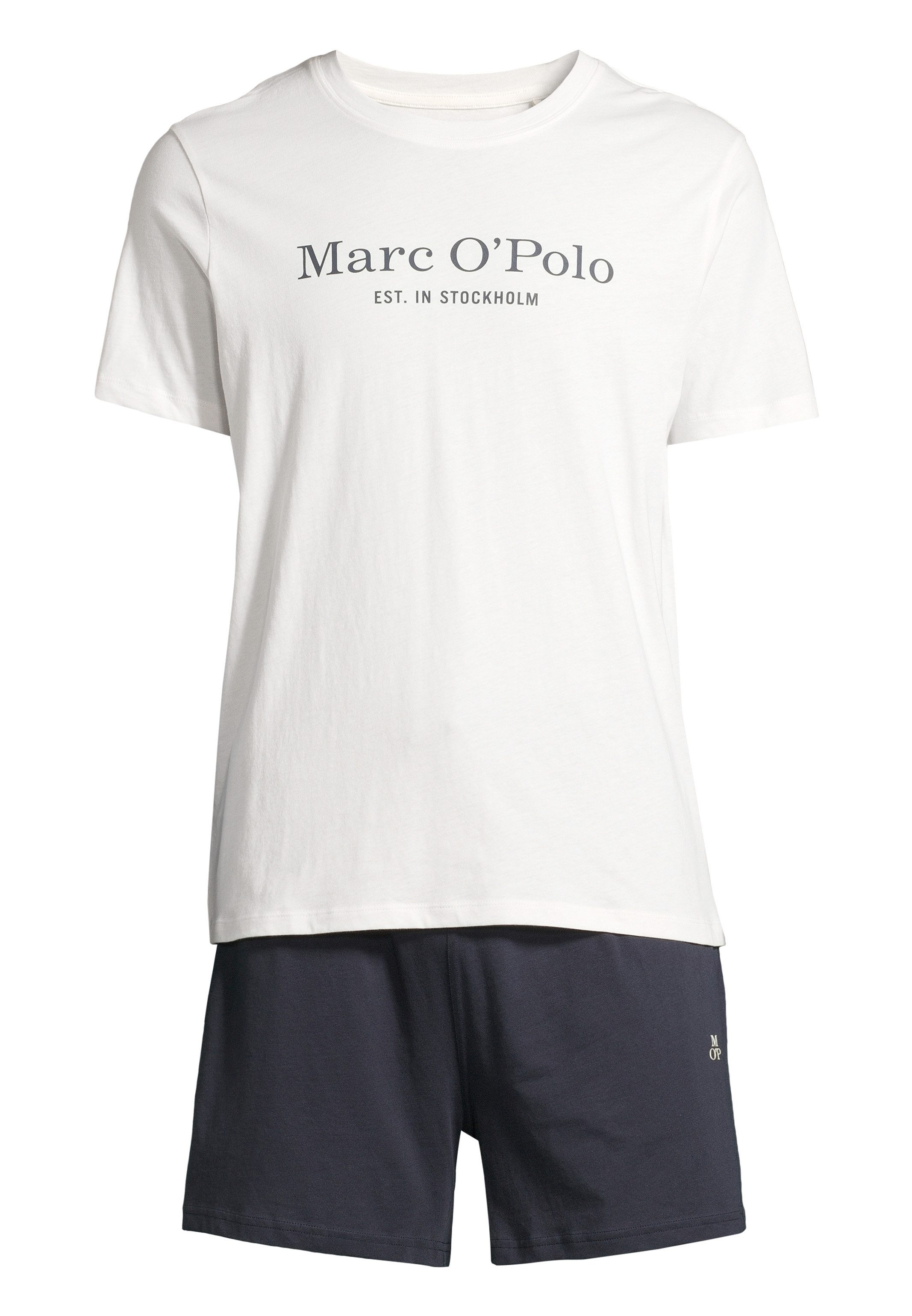 Dark navy / white cotton