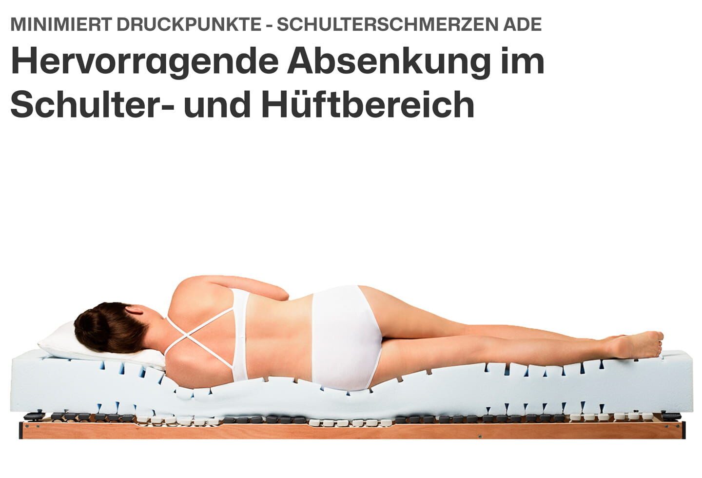 Kaltschaummatratze 7-Zonen-Kaltschaummatratze Struktura-SAN, RAVENSBERGER Matratzen, 20 cm hoch, ergonomisch, druckentlastend, unterstützend, 7 Zonen, Made in G – Bild 5 von 5