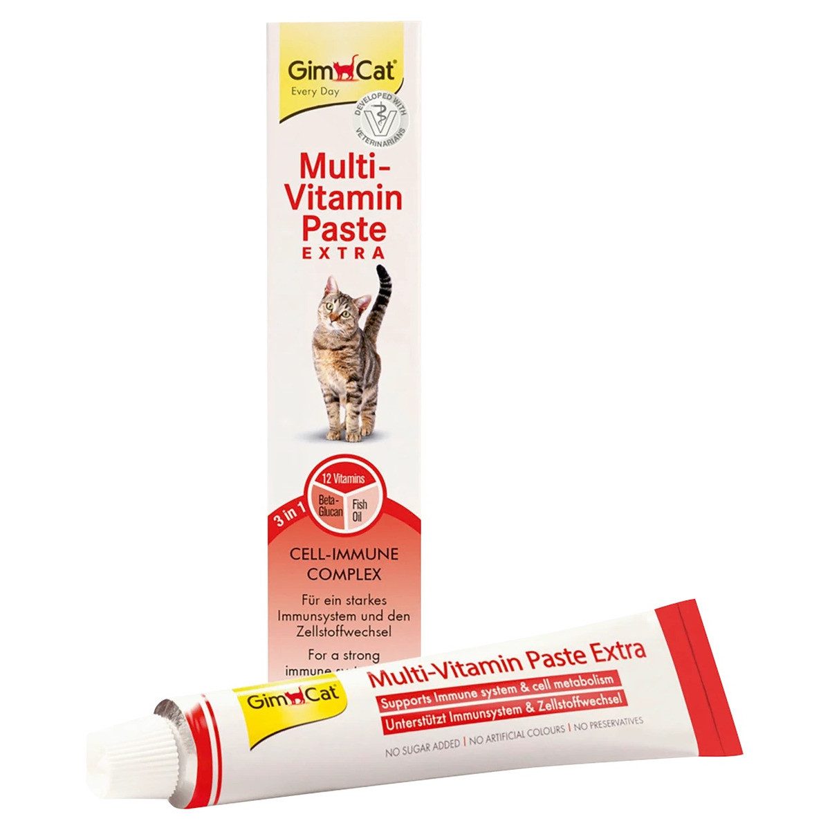 GimCat Multi-Vitamin Paste Extra 200 g, Nahrungsergänzungsmittel für: Katze