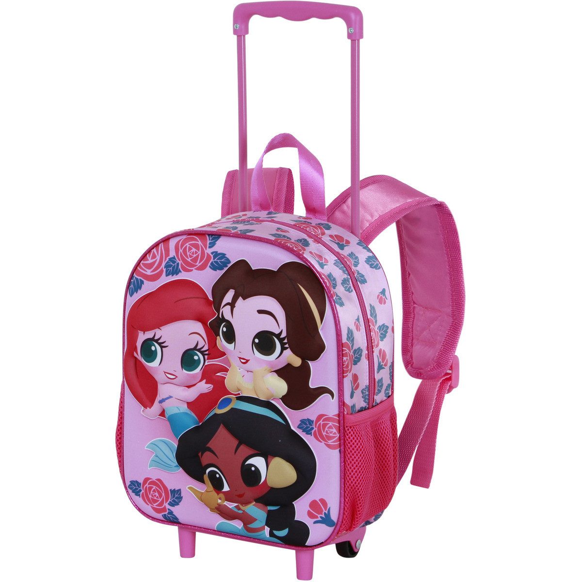 Disney Kinderrucksack Princess Flowers-Small 3D with Wheels