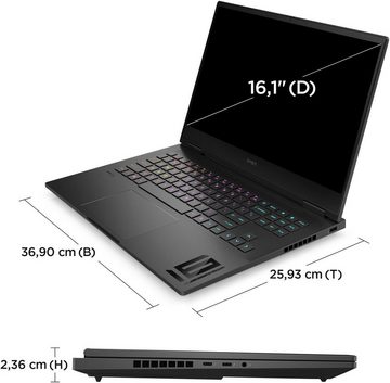 HP 16-wf1077ng Gaming-Notebook (16,1 cm/40,9 Zoll, Intel Core i7 14700HX, GeForce® RTX 4070, 1000 GB SSD)