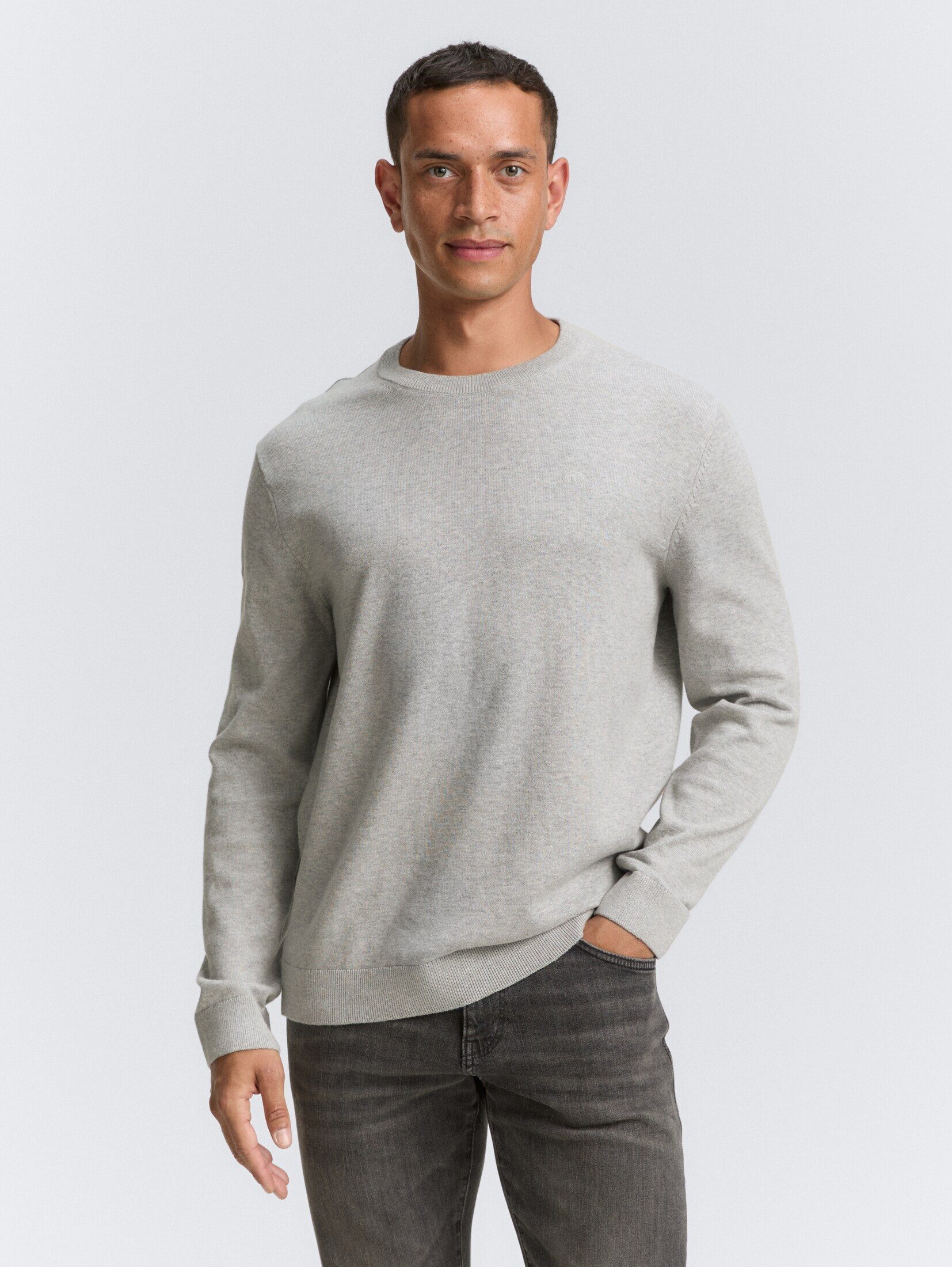 TOM TAILOR Strickpullover Basic Strickpullover aus günstig online kaufen