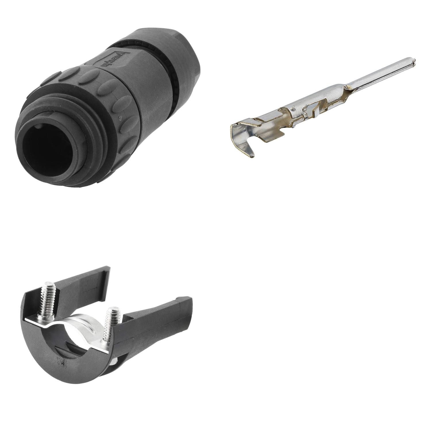 Amphenol Rundstecker Titel:SET-RD24-KSG Kabelstecker, inkl. Zugentlastung und Kontakte ger