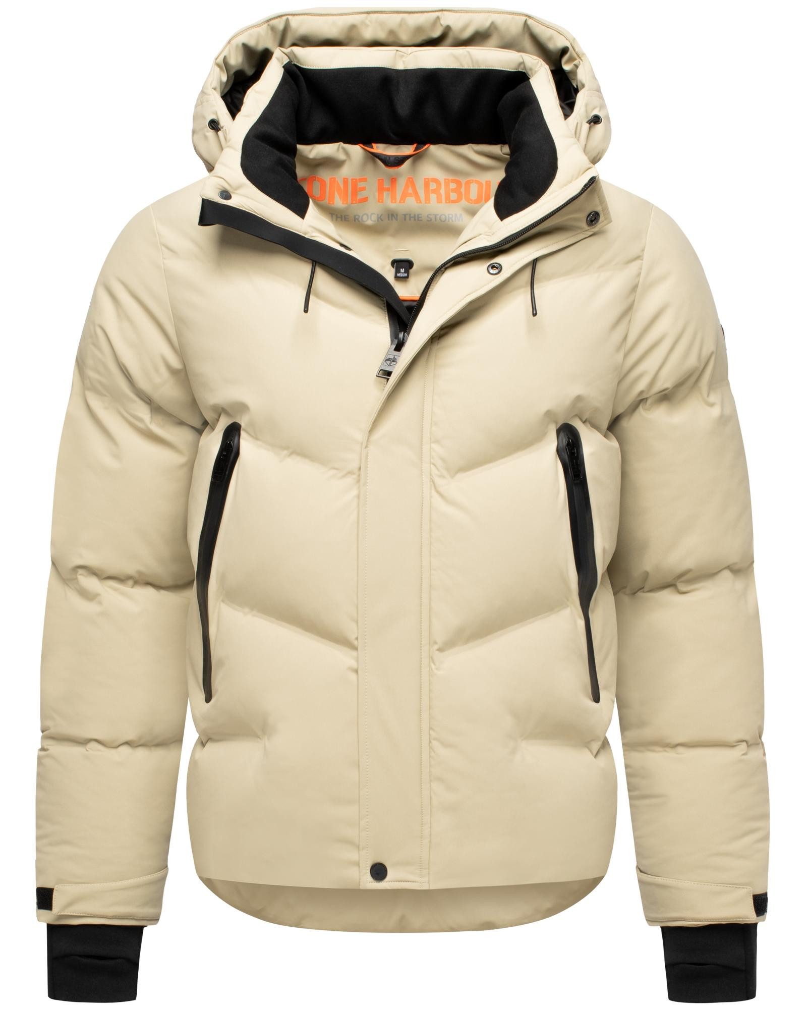 Stone Harbour Steppjacke Livianoo XX Herren Winterjacke mit (abnehmbarer) Kapuze