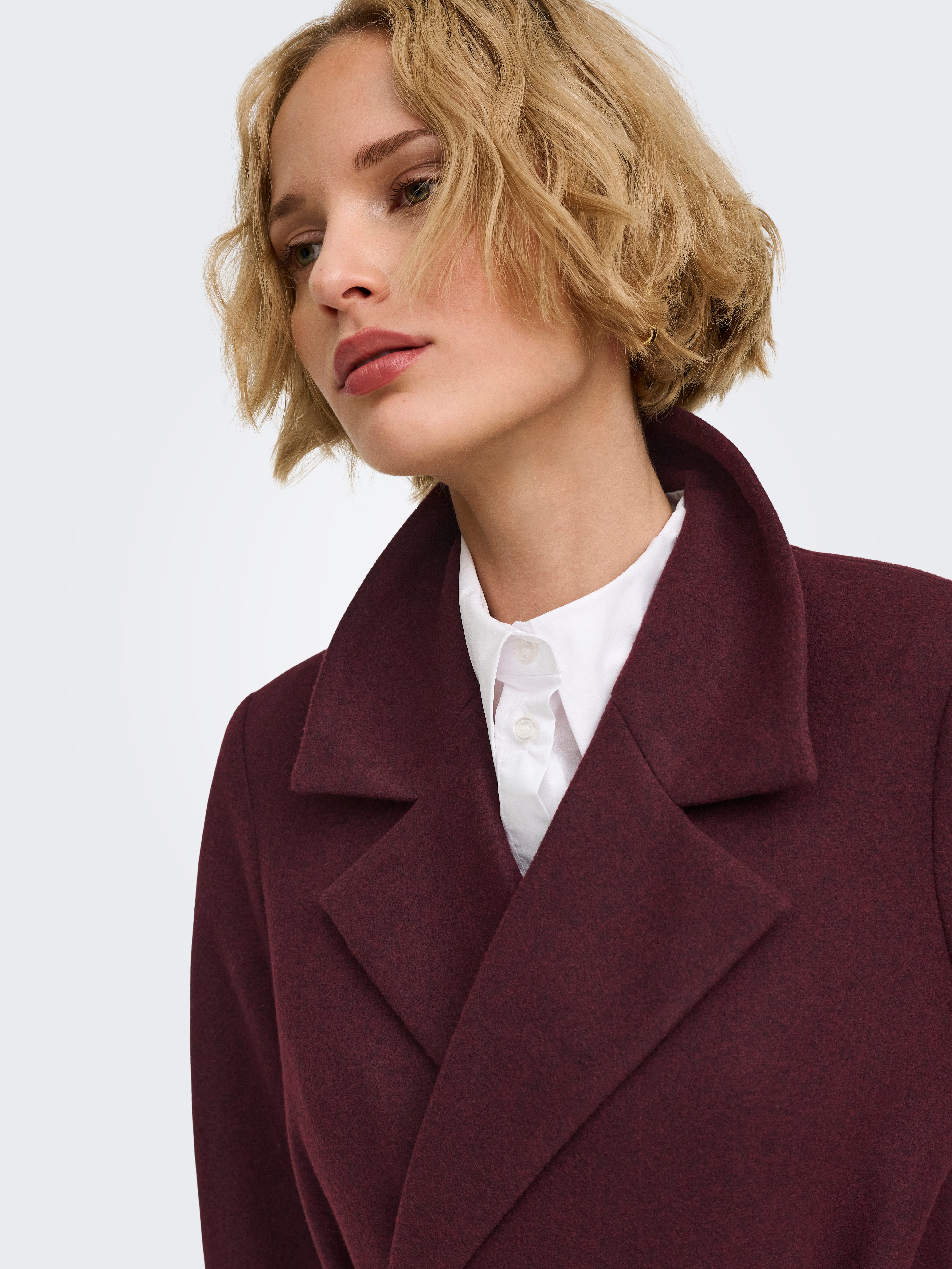 ONLY Langmantel ONLALVILDA LIFE WRAP COAT OTW Kunstfaser – Bild 2 von 5