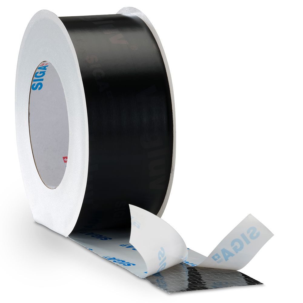 Siga Dampfsperrklebeband Siga Wigluv Black 20/40 Klebeband Abmessung 60 mm x 25 m