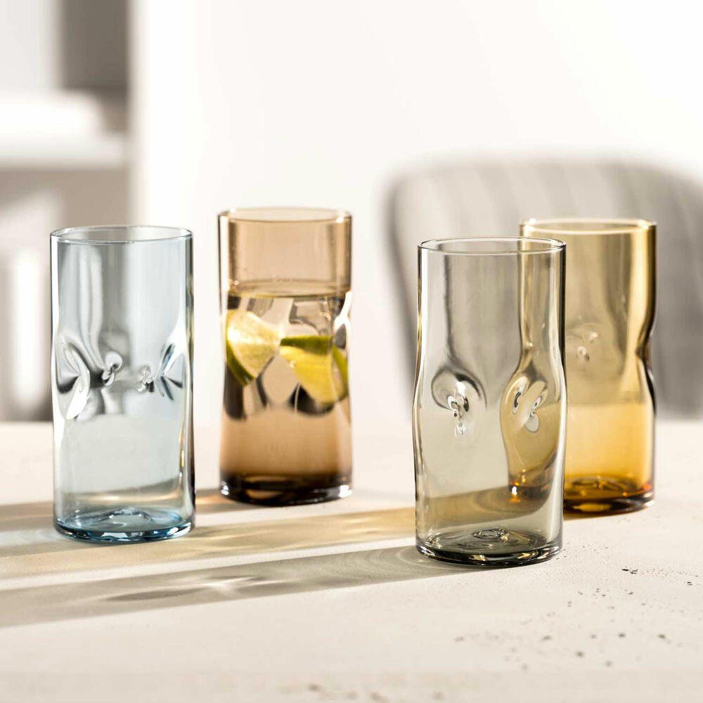 Glas Vesuvio, LEONARDO Blau, 330 Kalk-Natron-Glas ml,