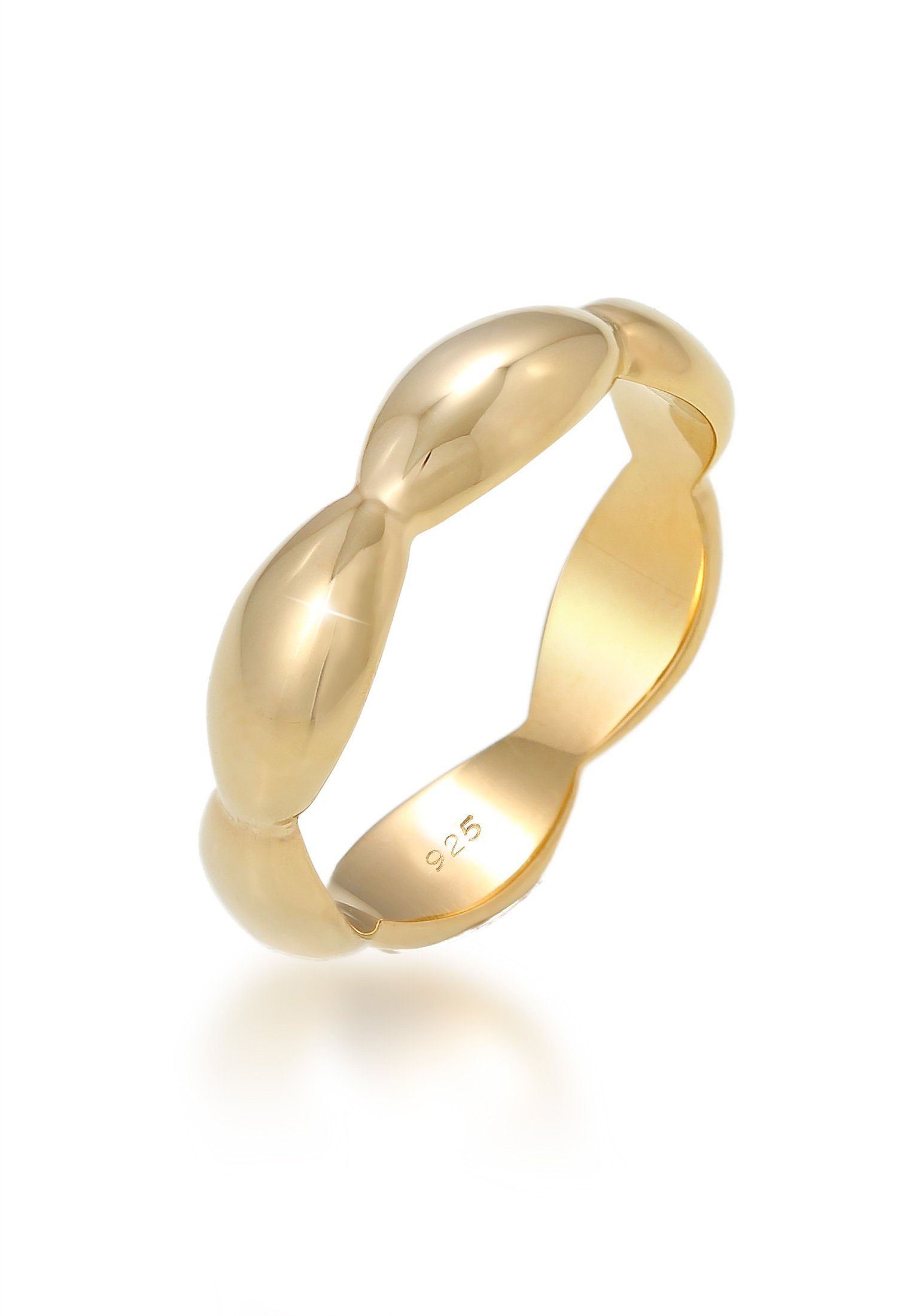 Fingerring Oval Unendlich Trend 925 Silber