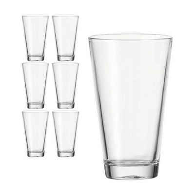 LEONARDO Gläser-Set Leonardo Trinkgläser Ciao 300ml, 6 Stück, Glas, 6-teilig, Wassergläser-Set 300ml