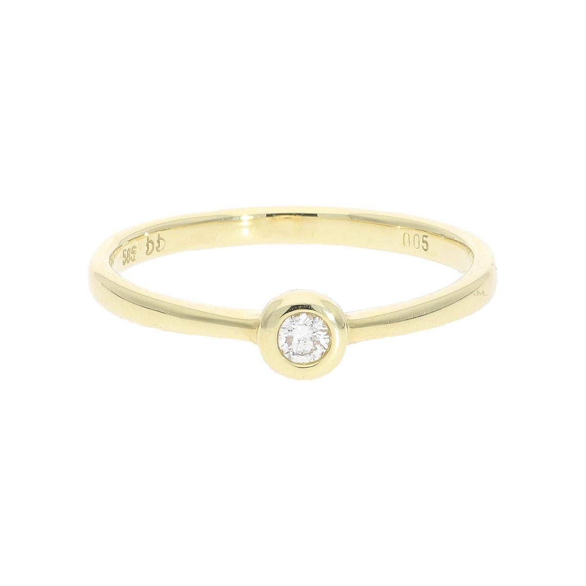 JuwelmaLux Fingerring JuwelmaLux Ring 585/000 14 Karat Gold mit Brillant JL22-07-0047 (kein Set, 1-tlg)