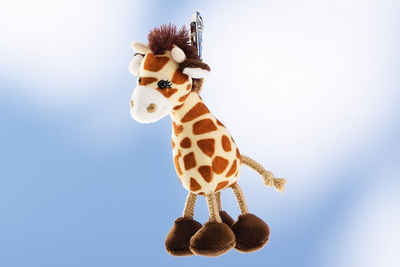 Schaffer® Plüschanhänger Schlüsselanhänger Giraffe 10 cm