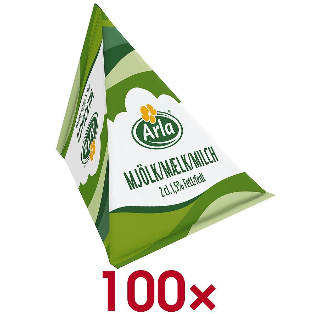 Hellma Milch H-Milch Arla 1,5%, portionsweise verpackt