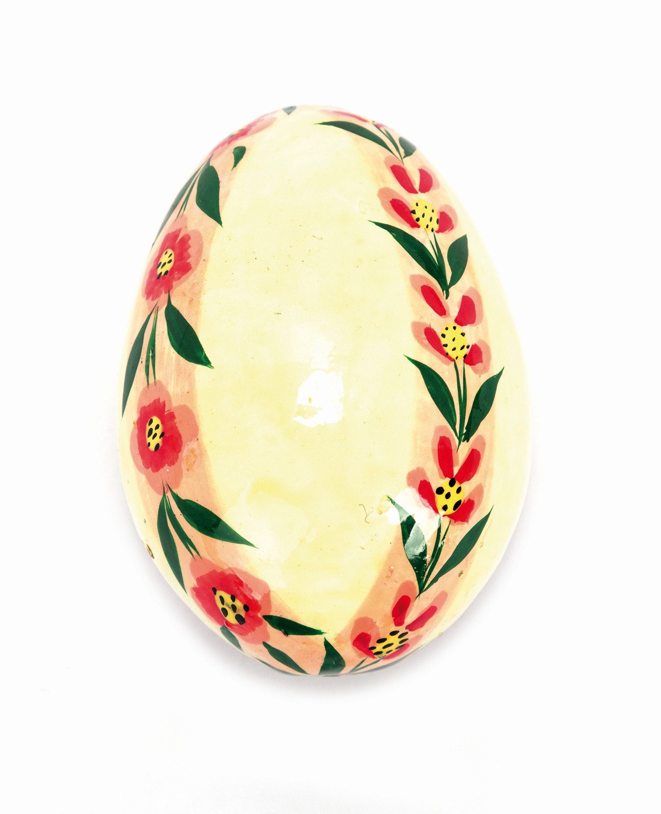 El Puente Osterei Deko-Ei "Blumenranke", Handmade, Fair Trade