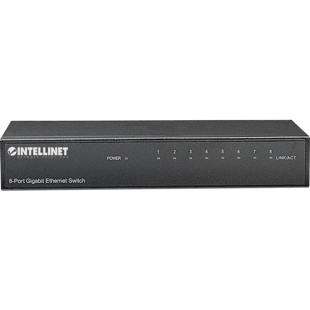 Intellinet 8 Gigabit Metall Port Netzwerk-Switch Switch