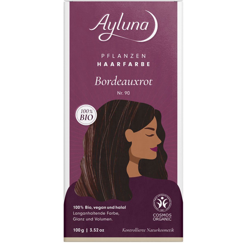 Ayluna Haarfarbe Bordeauxrot, 100 g