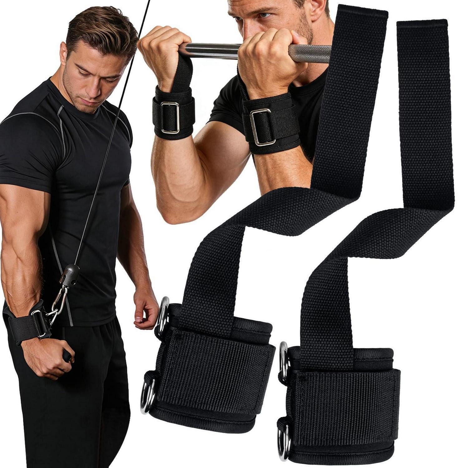 LuxusKollektion Zughilfe Handgelenk Bandage mit D-Ringen