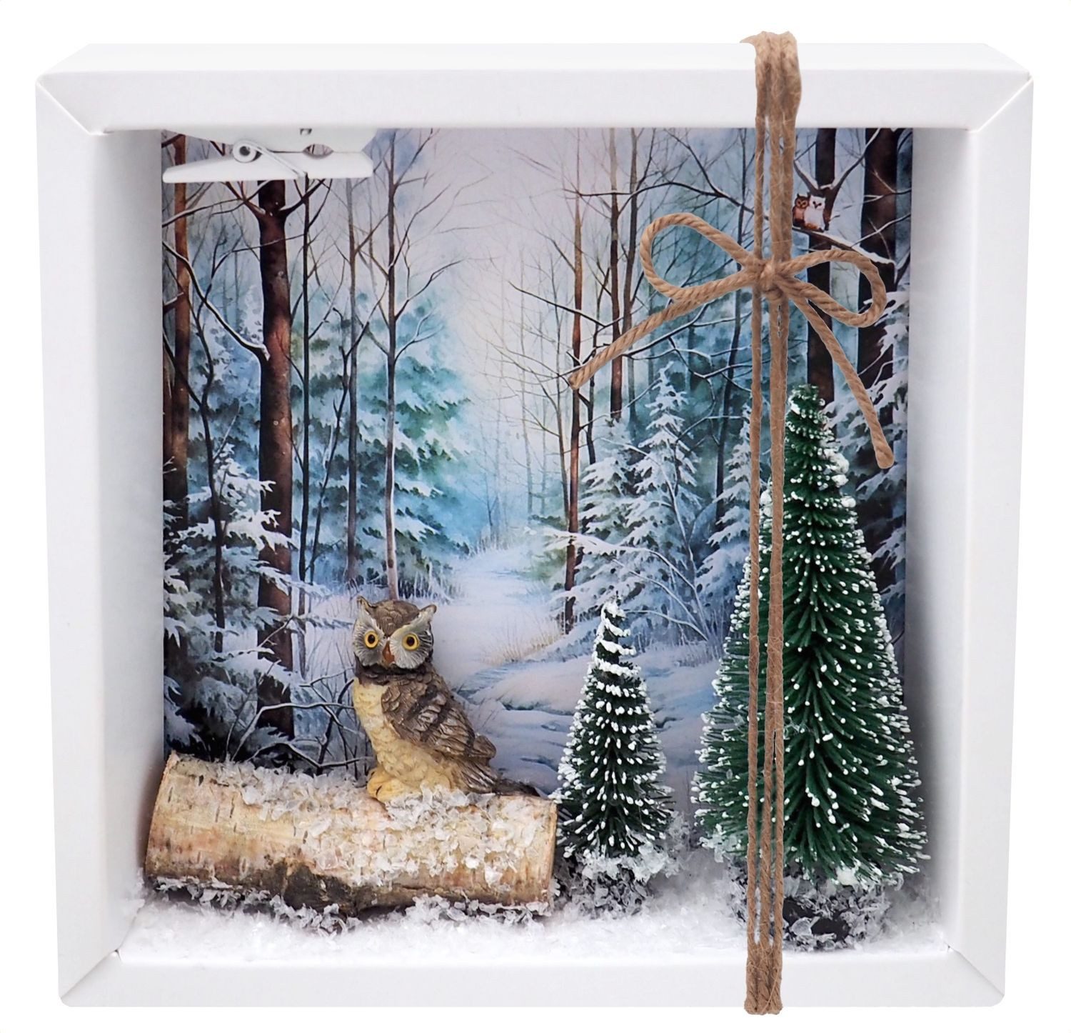 ZauberDeko Geschenkbox Geldgeschenk Verpackung Weihnachten Eule Wald Gesche günstig online kaufen