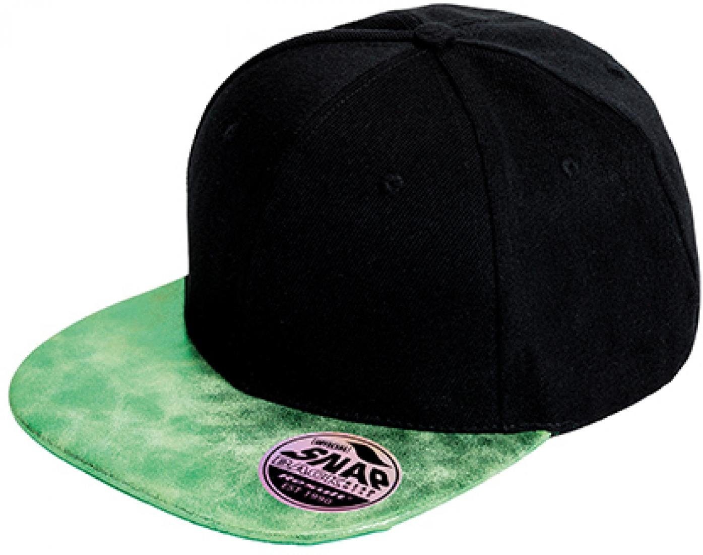 Result Headwear Baseball Cap 6 Panel-Schnitt Bronx Flat Glitter Peak Snapback Cap