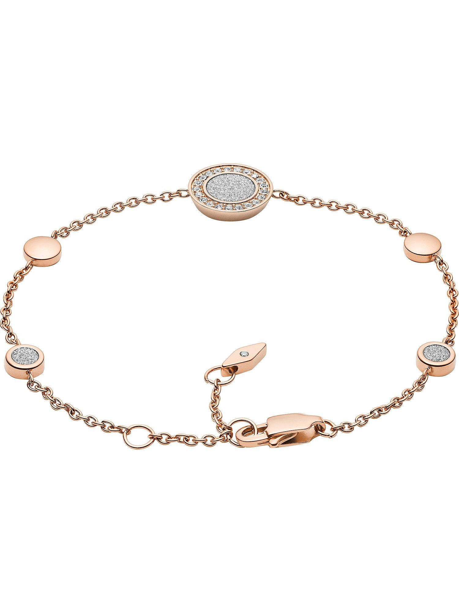 Fossil Armband Fossil Damen-Armband Edelstahl