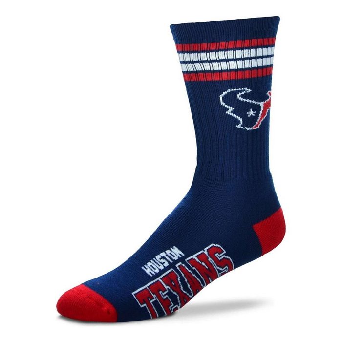 For Bare Feet Freizeitsocken NFL Houston Texans Graphic 4-Stripe Deuce