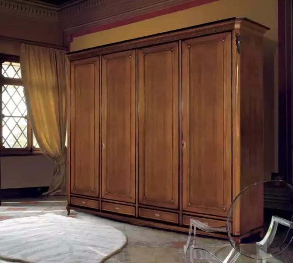 Kleiderschrank Elegante Holz-Garderobe für Flur und Schlafzimmer im Design