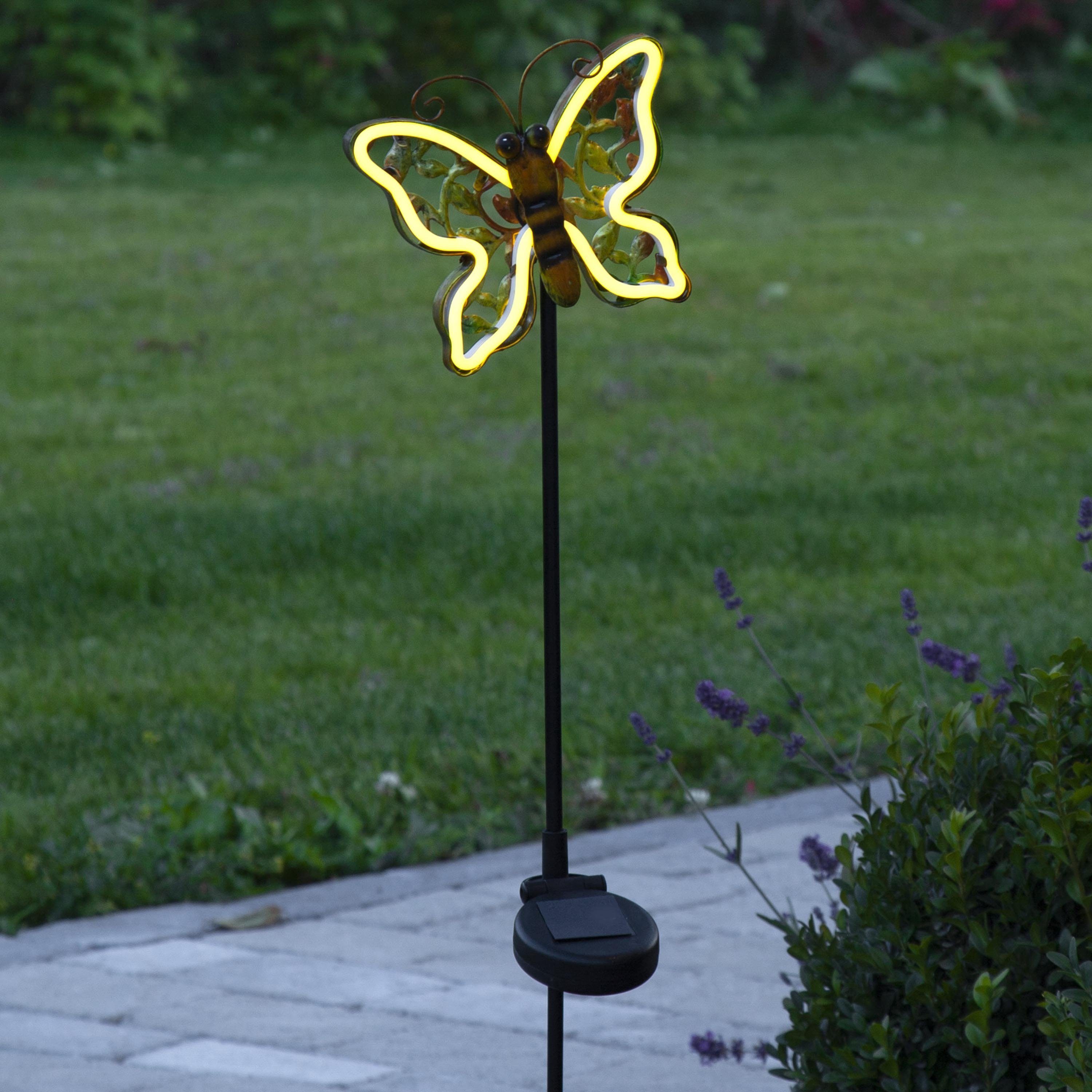 STAR TRADING LED Solar-Erdspieß Trading Dekolicht Linny Butterfly Star Linny Butterfly