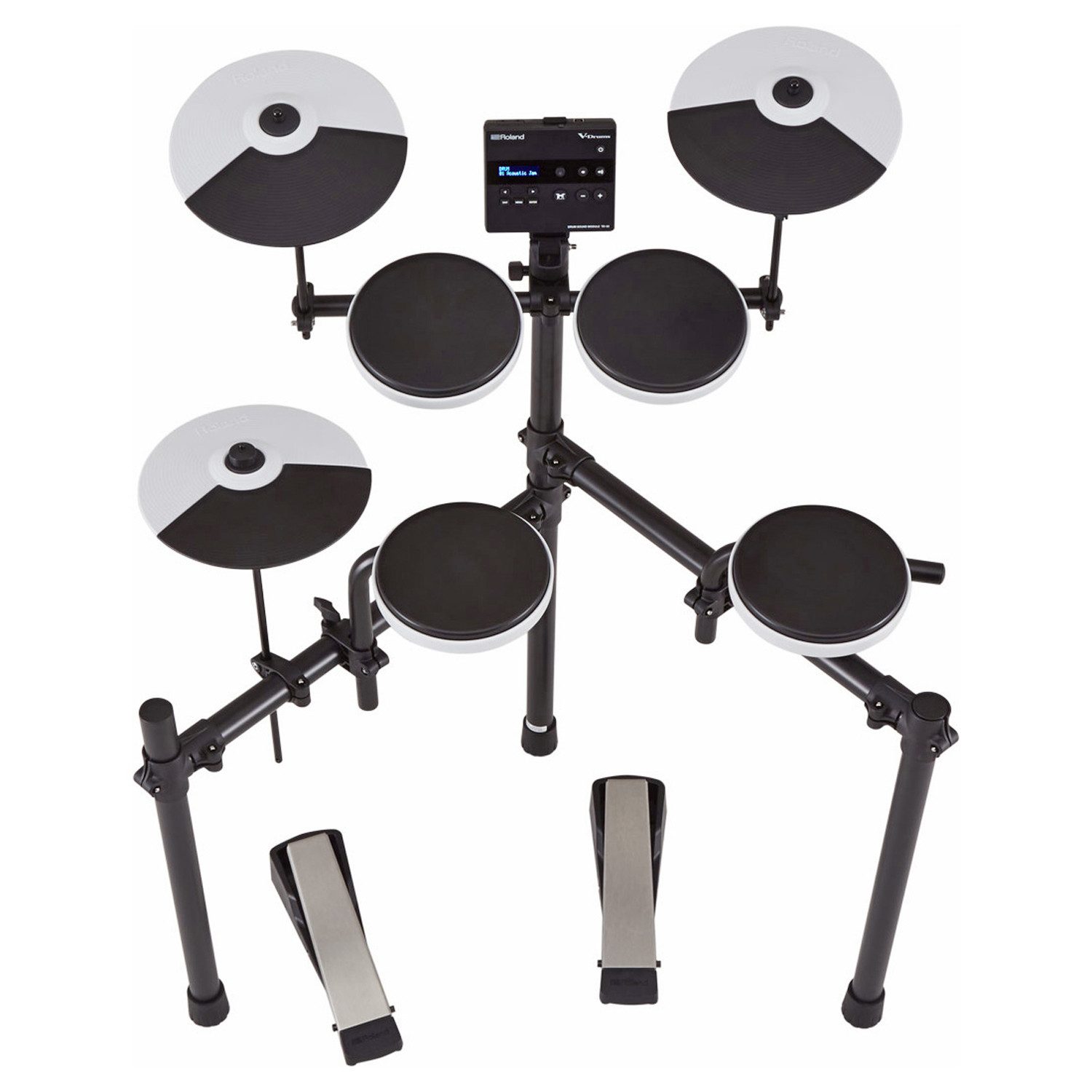 Roland Audio E-Drum Roland E-Drum TD-02K Schlagzeug mit Monitor-Box und Kabel,E-Drum, Digital