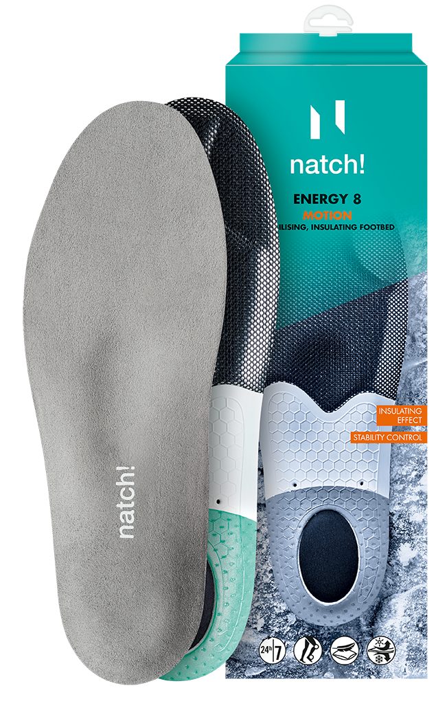 Natch! Fußbetteinlage ENERGY 8 - isolierendes, formstabiles Allround-Fußbett
