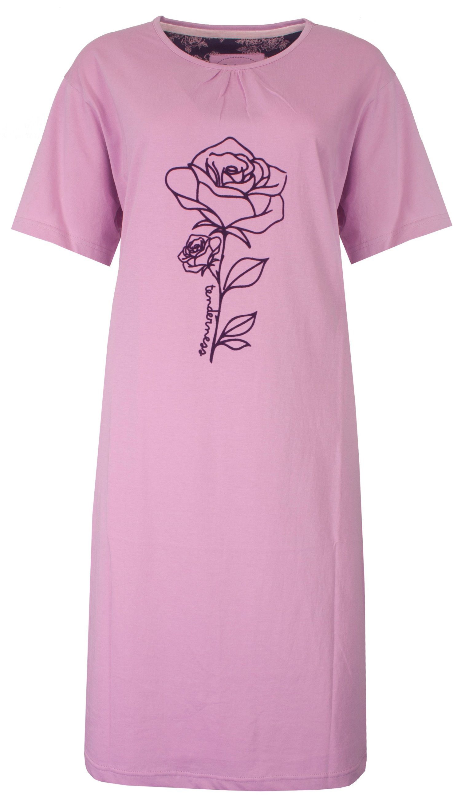 Tenderness Nachthemd Damen Schlafshirt mit kurzem günstig online kaufen
