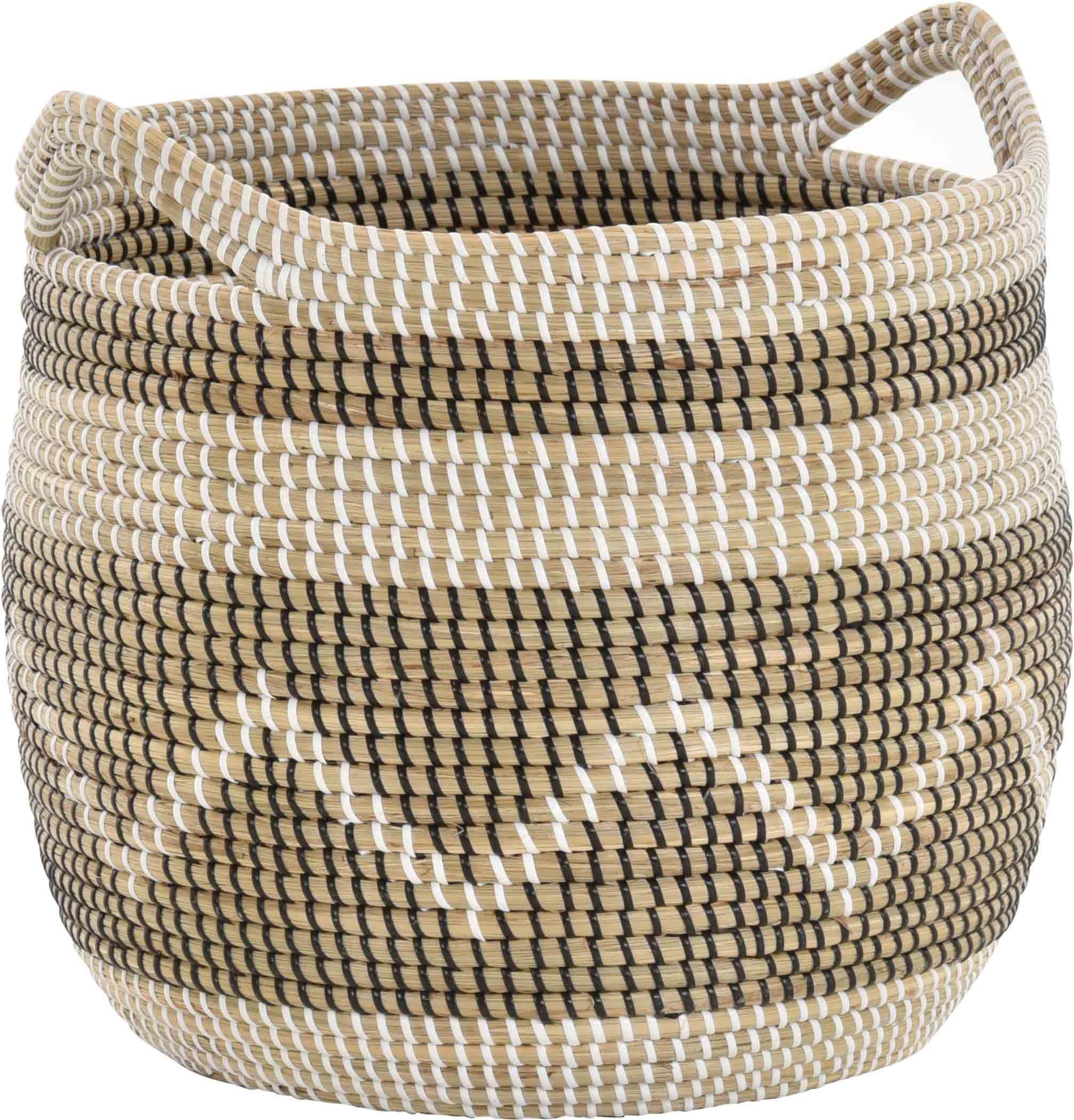 Krines Home Aufbewahrungskorb Runder Tragekorb Dekokorb günstig online kaufen