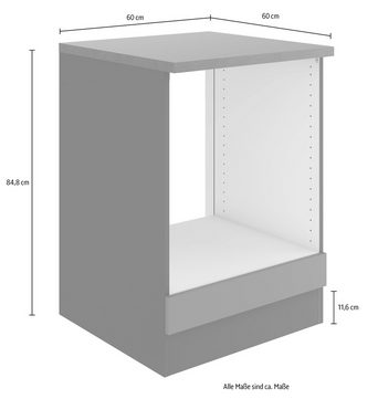 OPTIFIT Herdumbauschrank Bella Breite 60 cm, Nischenmaße B/T/H 56,7/55,5/59,5 cm