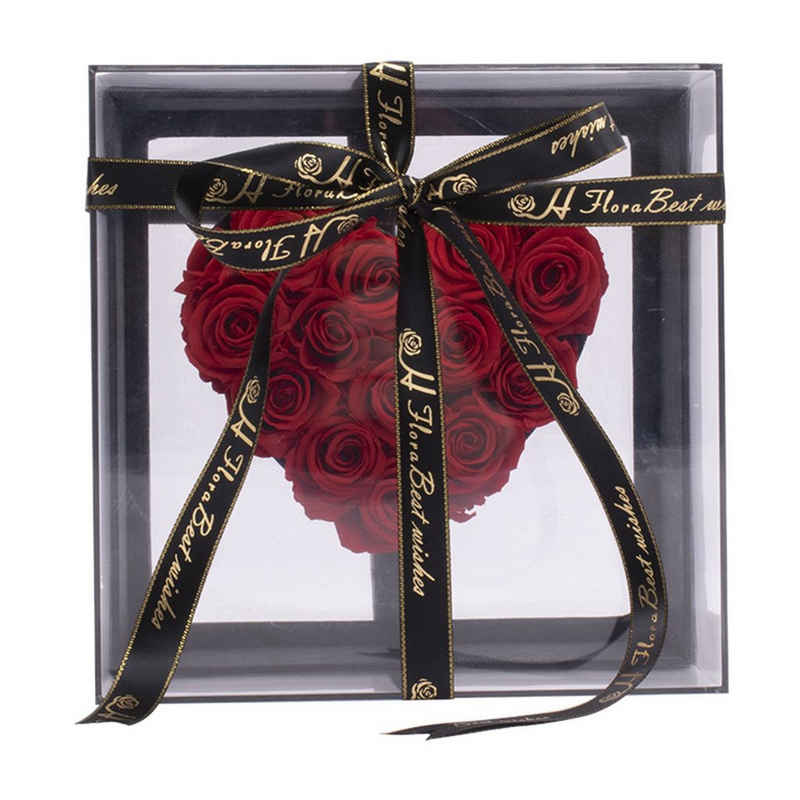 Kunstblume 13 künstliche Rosensträuße, einschließlich Geschenkboxen, MAGICSHE, Als Geschenk für Valentinstag, Verlobung, Hochzeit und andere Anlässe