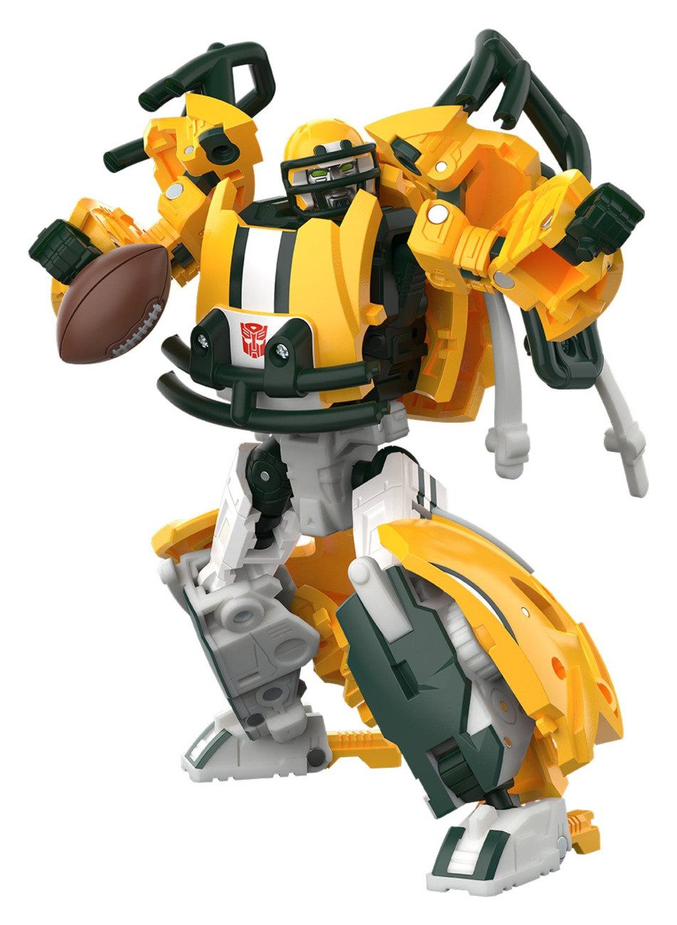 Hasbro Actionfigur Transformers x NFL Actionfigur Green Bay Packers: Tundra Prime 14 cm
