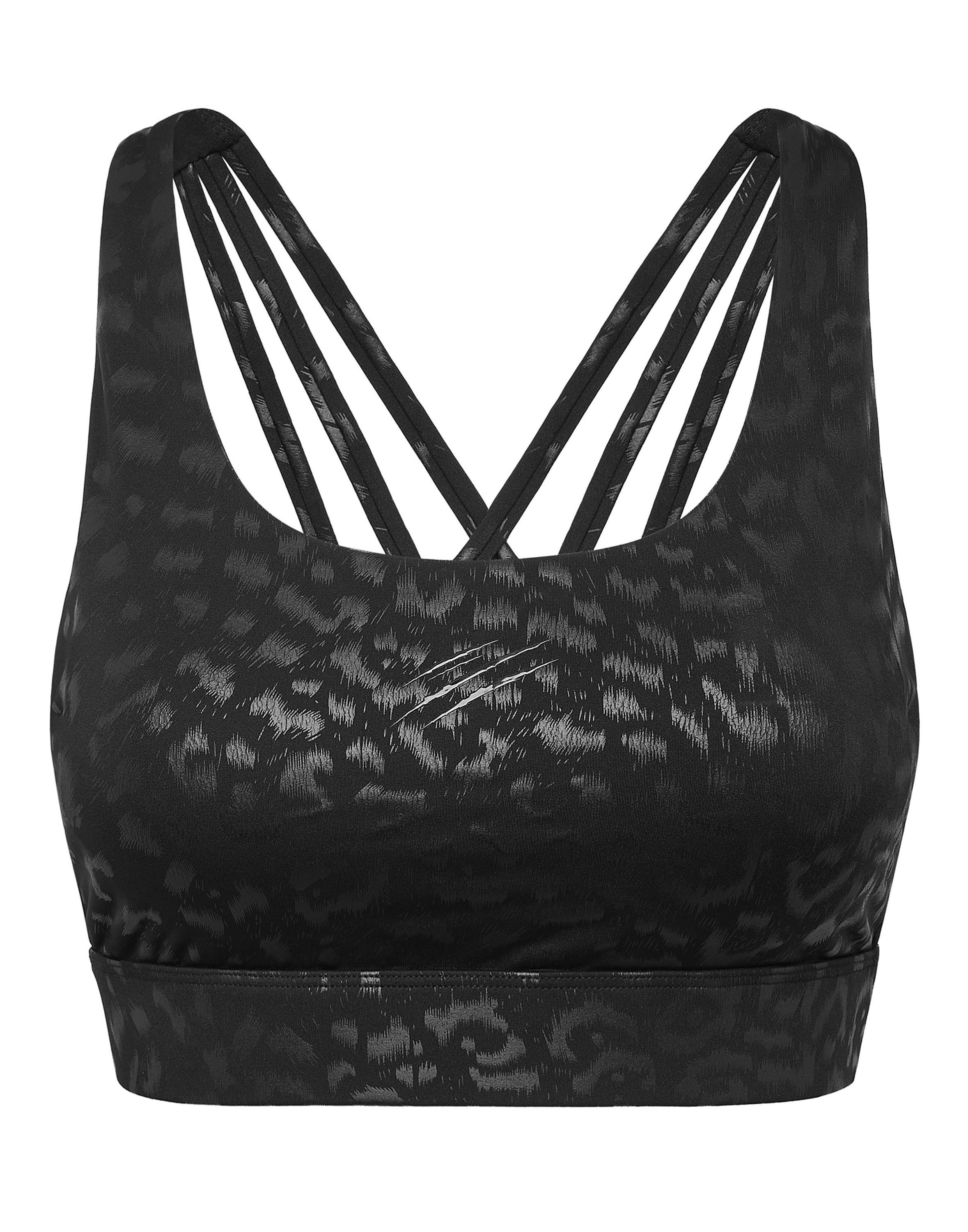 PLEIN SPORT Lauftop Leopard