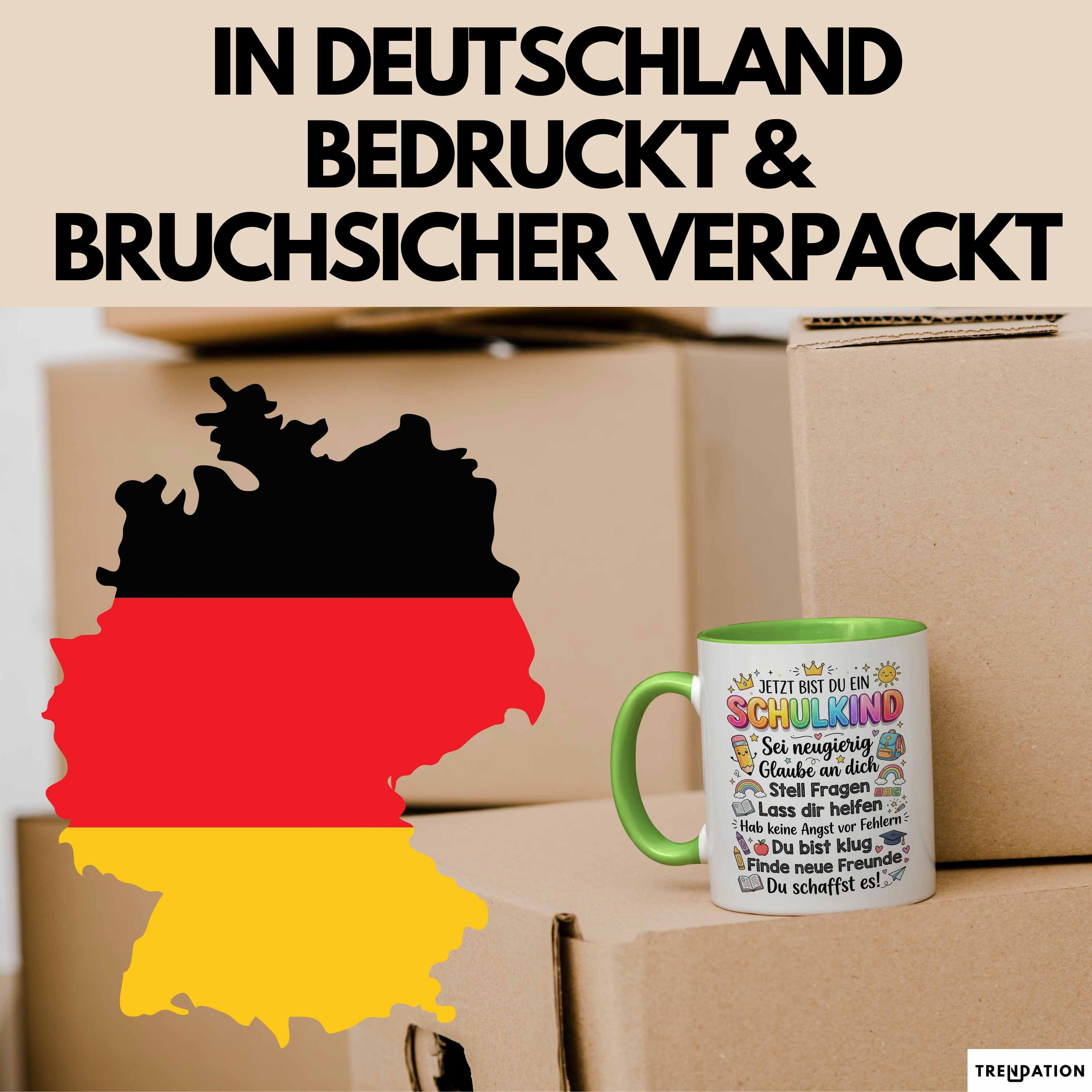 Trendation Tasse Einschulung Tasse Geschenk Jetzt Bist Du Ein Schulkind Geschenkidee Ge, Keramik – Bild 5 von 5