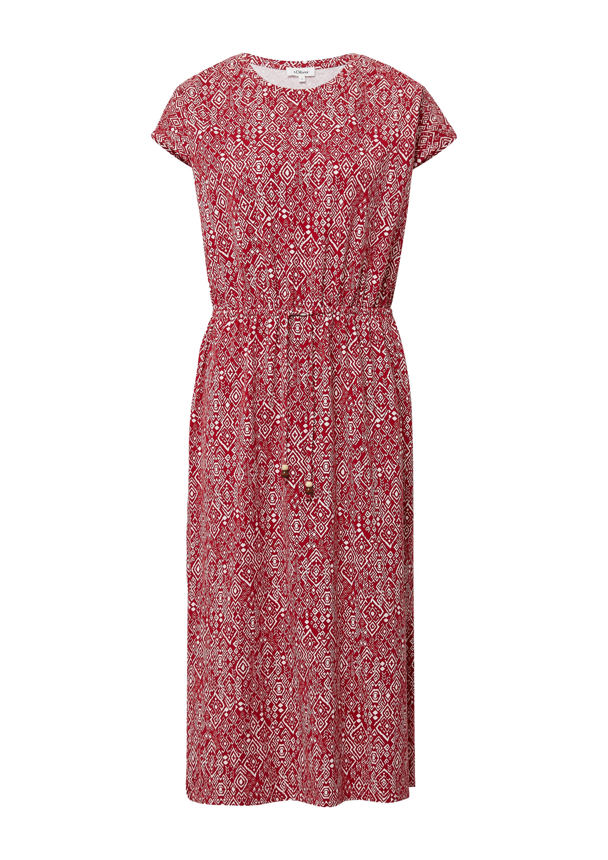s.Oliver Midikleid Kleid Midikleid aus Baumwollstretch günstig online kaufen