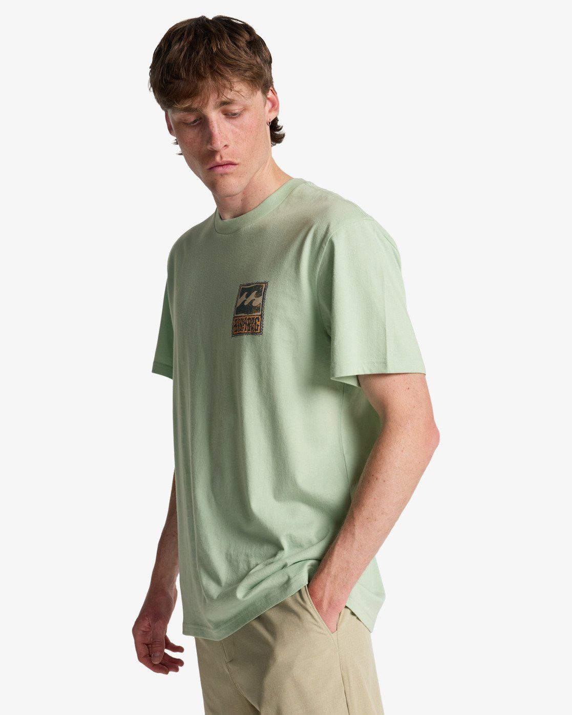Billabong T-Shirt STAMP SS mit Rundhalsausschnitt, Kurzarm, aus Baumwolle