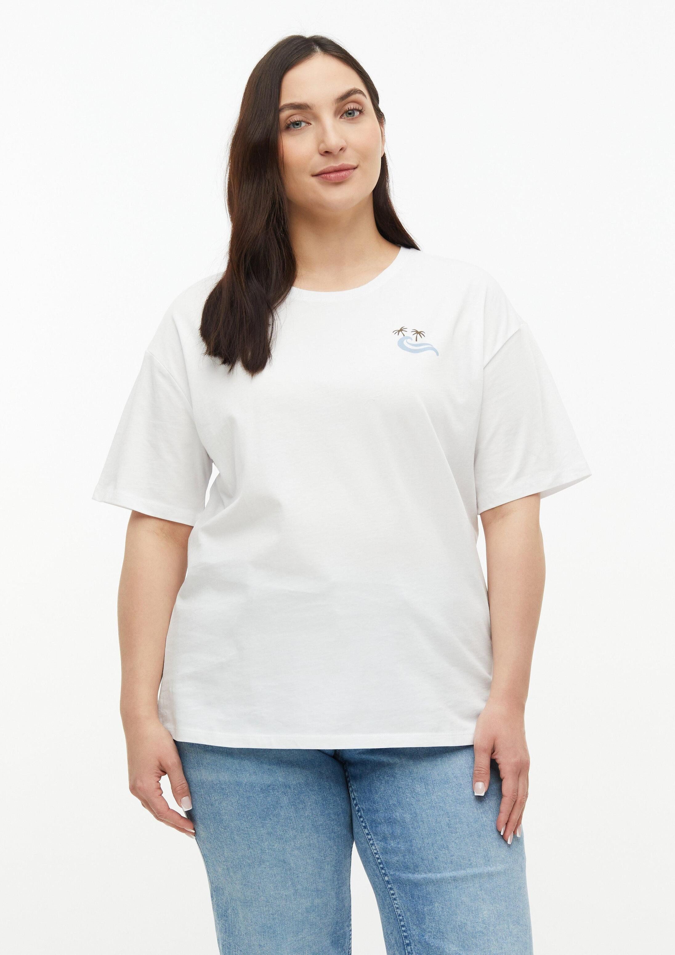 s.Oliver Kurzarmshirt T-Shirt T-Shirt mit Print