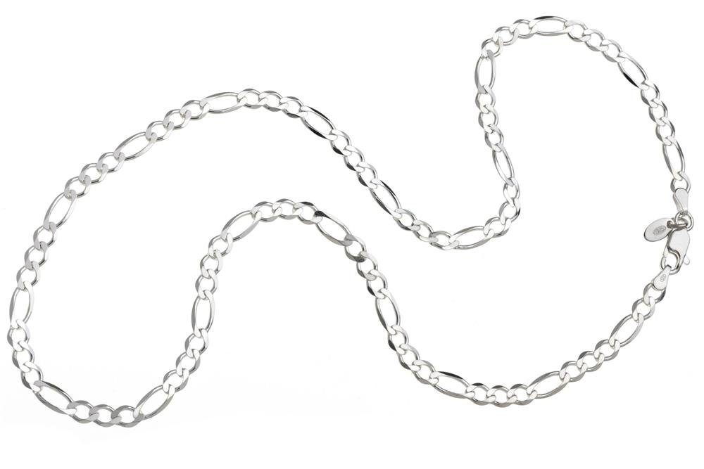 Silberkettenstore Silberkette Figarokette 4,5mm - 925 Silber, Länge wählbar günstig online kaufen
