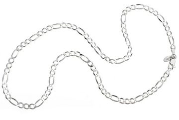 Silberkettenstore Silberkette Figarokette 4,5mm - 925 Silber, Länge wählbar von 38-100cm