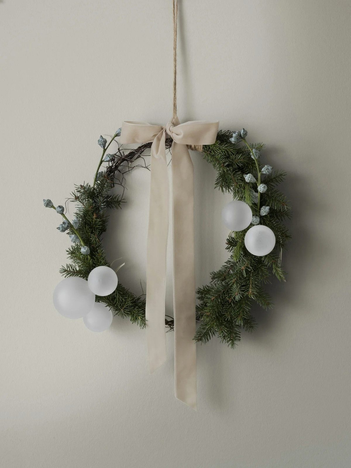 blomus Weihnachtsbaumkugel JUHLA Weihnachtsschmuck M clear 7cm 4tlg