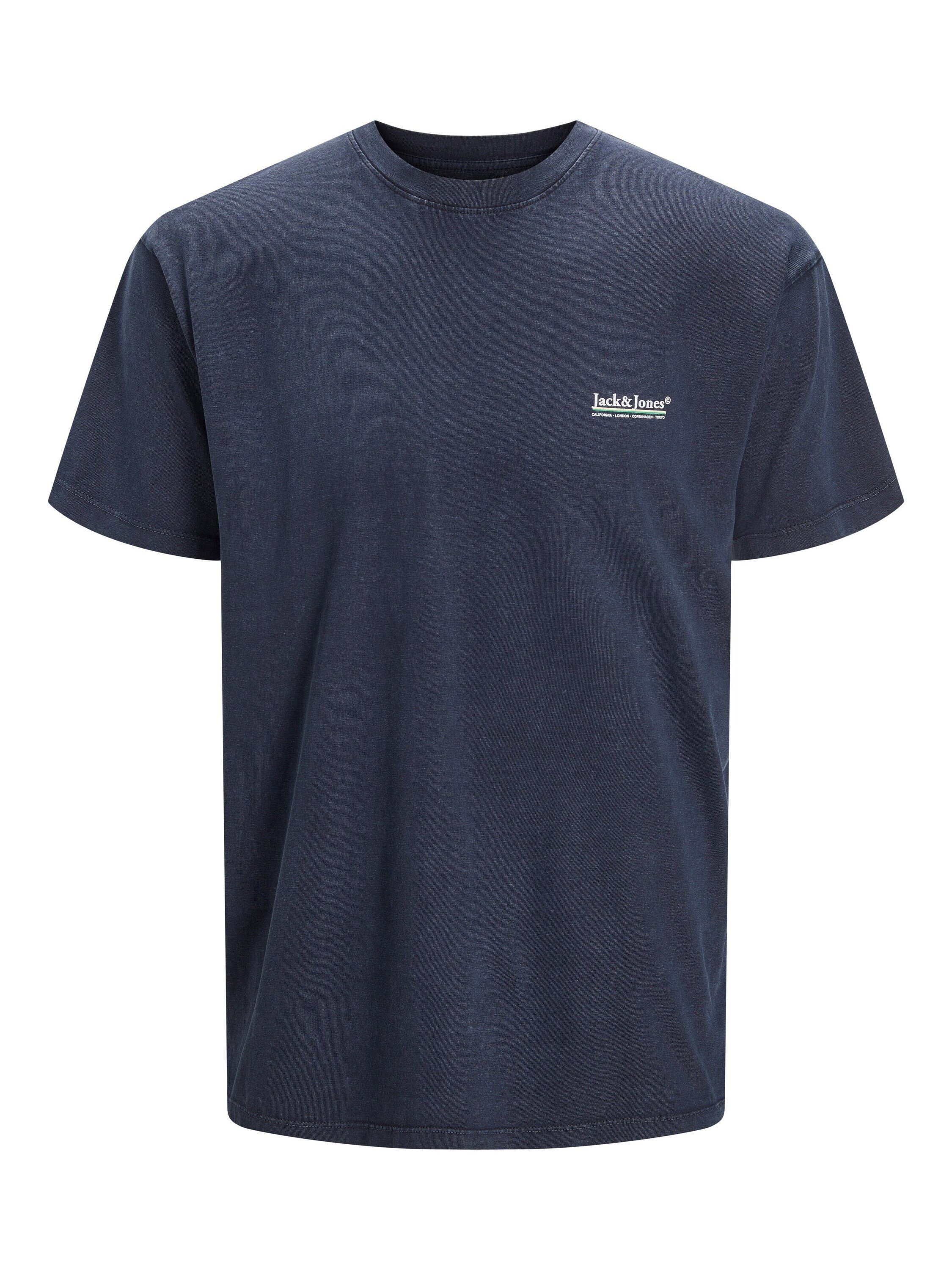 Jack & Jones T-Shirt FIREFLY (1-tlg) Navy Blazer 12210072